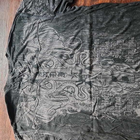 Indigo star, Rock of the ages men's large graphic tee - Picture 13 of 15